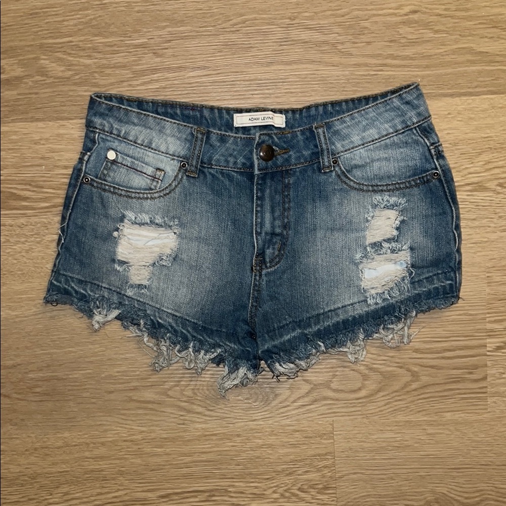 Adam Levine Distressed Women Shorts